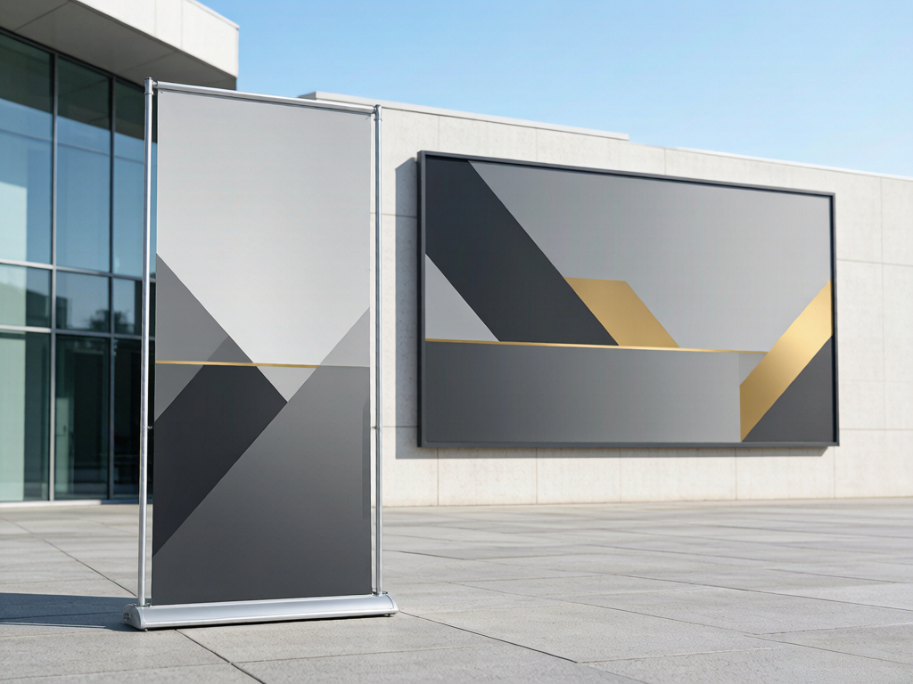 Large format banner and billboard